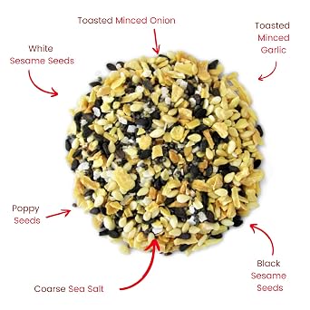 Everything Bagel Seasoning Blend by It's Delish, 5 Lbs Bulk Bag Premium All Natural Bagel Spice Seasoning Mix With Sea Salt for Bagels, Buns, Bread, Salad Topping Seasonings for Food - USA Made, Keto, Vegan, Kosher