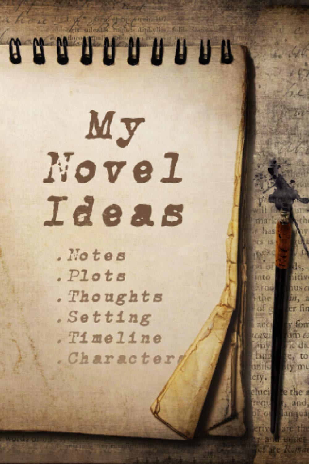 My Novel Ideas: A “Find it Fast” Numbered Journal for Writers and Content Creators with Bonus Mind Map Pages and a DIY Contents Section