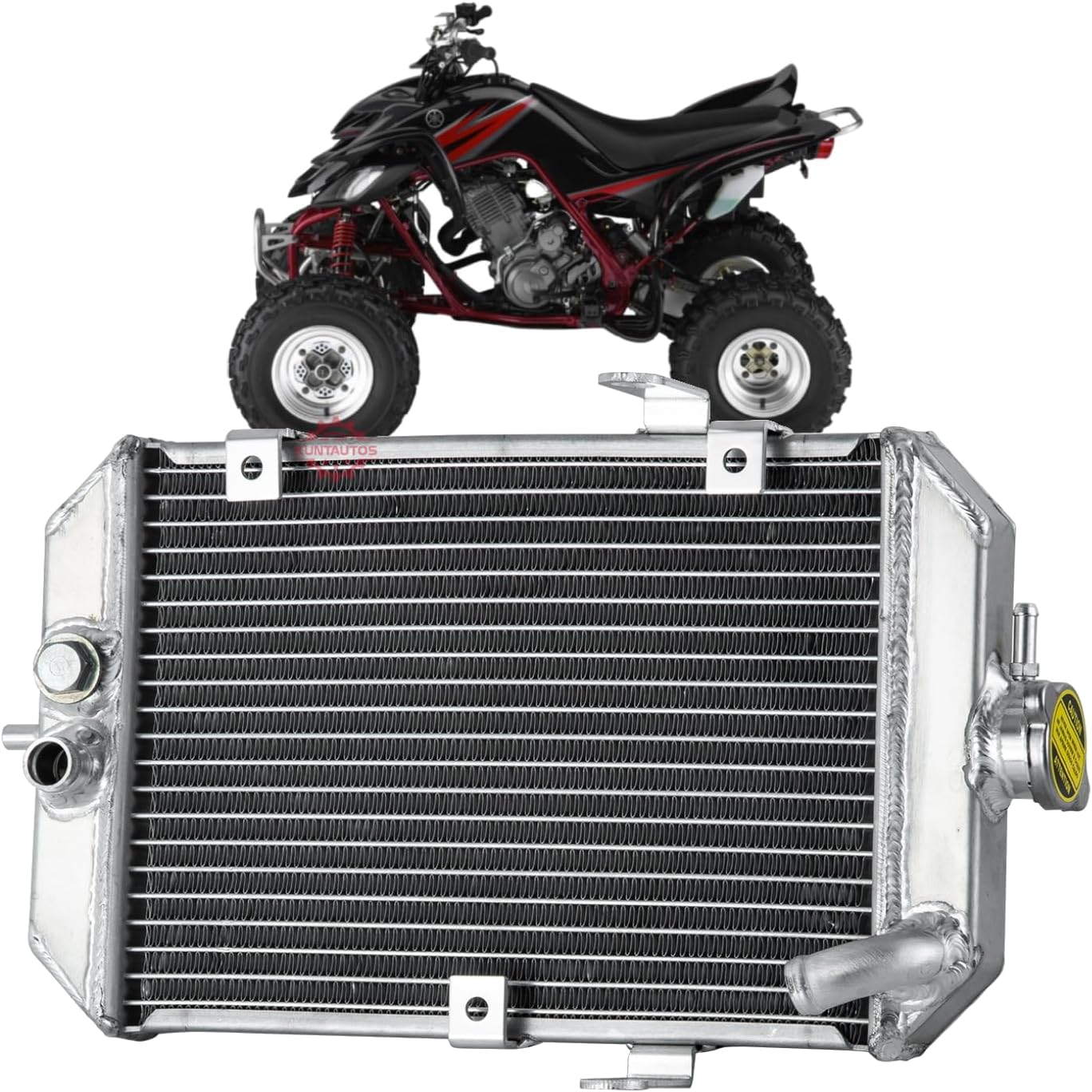 Aluminum ATV Radiator for Yamaha Raptor 660R YFM660 660R 2001 2002 2003 2004 2005