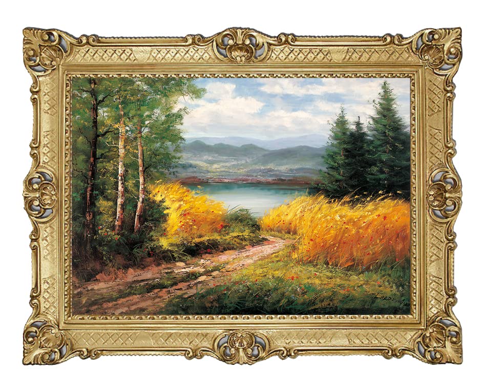 Repro Tableau encadré Effet vieilli 90 x 70 cm