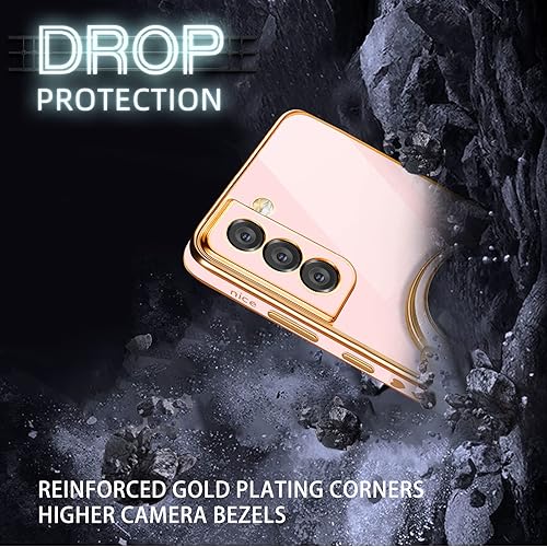 Miniatura 6 de Buleens Funda para Samsung Galaxy S21 con soporte de astronauta, para mujeres y niñas para Galaxy S21, bonita funda de teléfono con soporte oculto