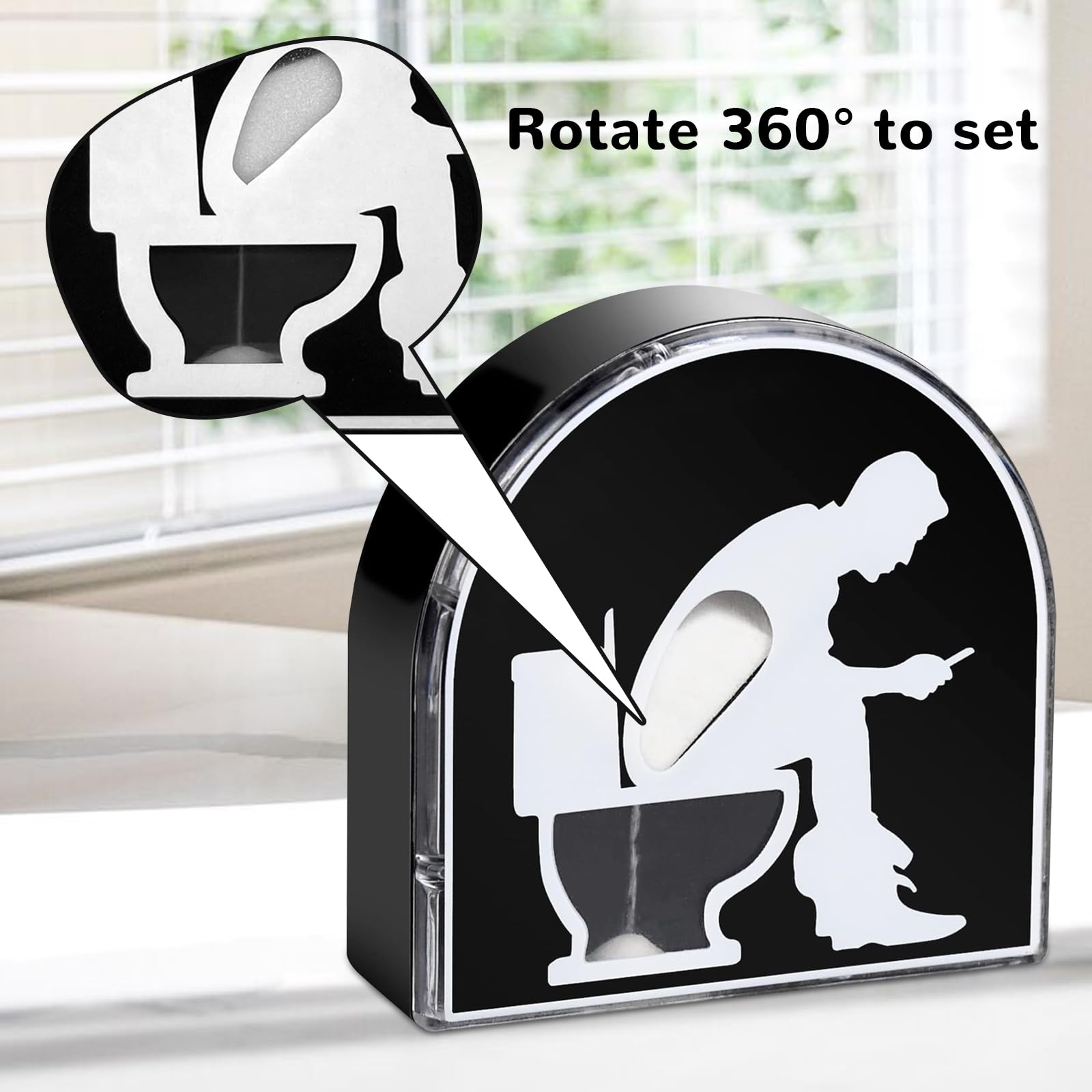 Clessidra Da 5 Minuti, Timer Creativo per Toilette, per Bambini