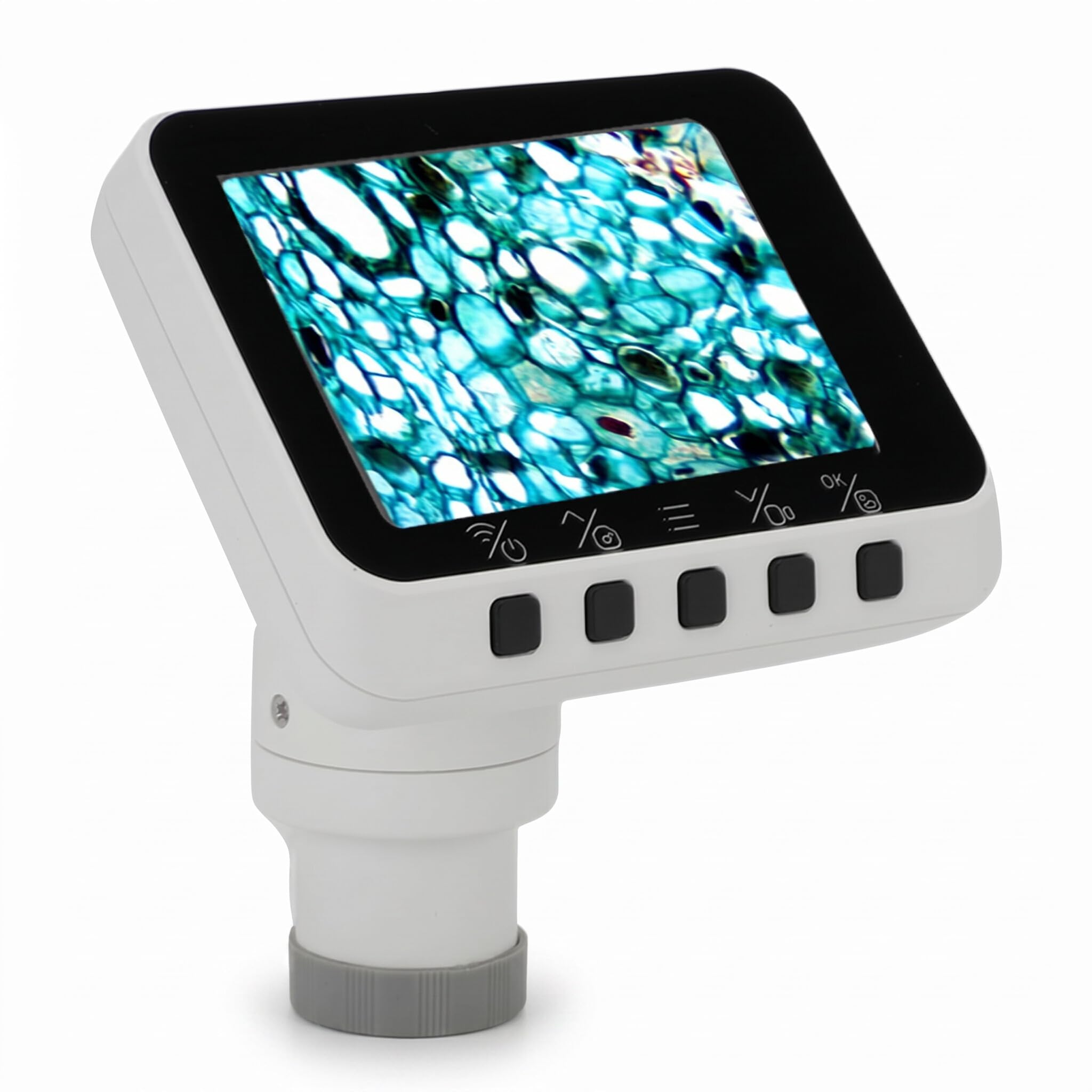 Cocce Elettronico WiFi, Oculare della Telecamera per Telescopio Digitale 1080p con Display da 2,8 Pollici, Telescopio e Accessori per Microscopi per Birdwatching di Astrofotografia