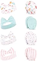 Vista 78 de Hudson Baby Conjunto de diadema de algodón y manoplas para rascar para bebé Unicornio