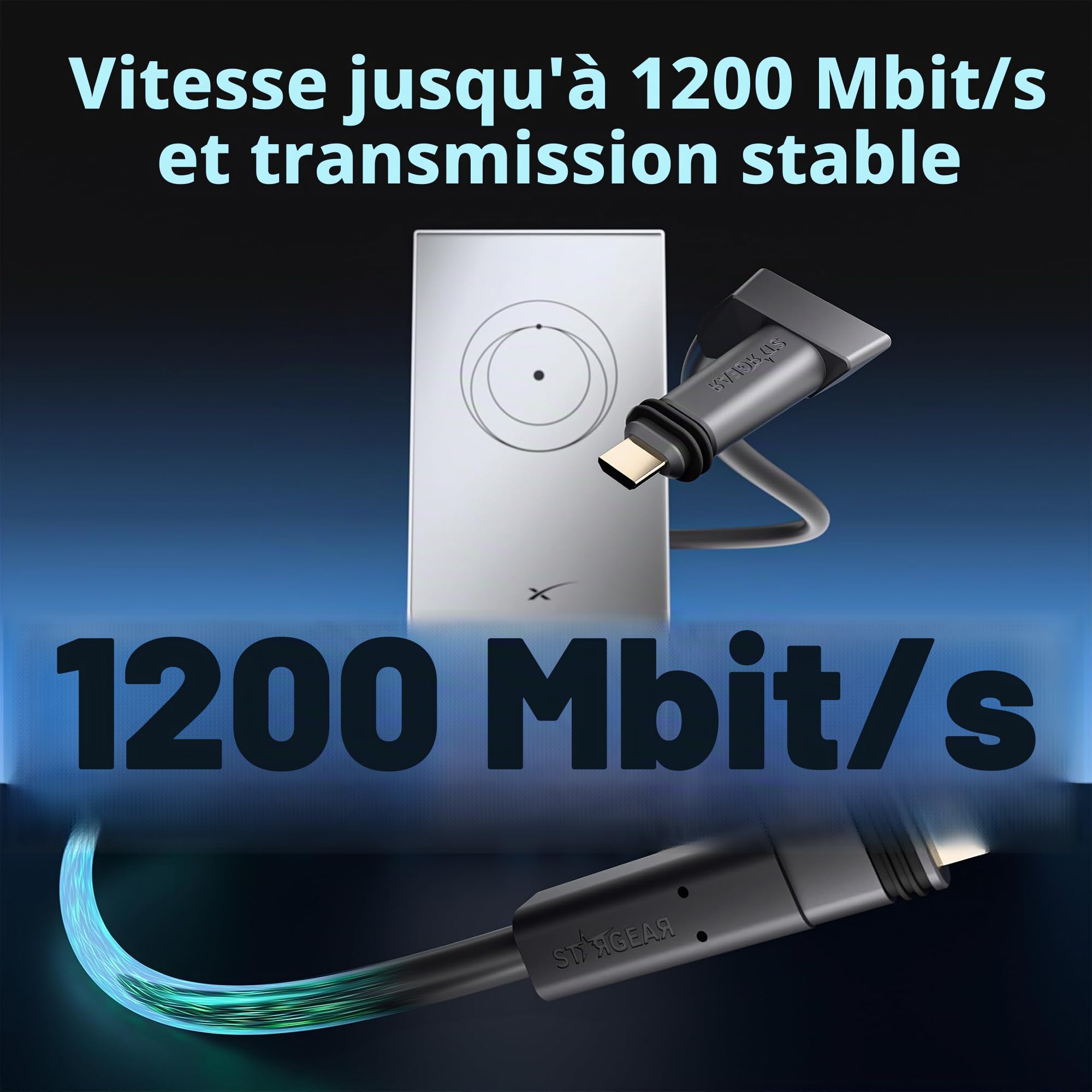 Hugener Câble Starlink Gen 2 de 10 m pour Starlink Gen 2/V2, câble d'extension Ethernet Starlink étanche