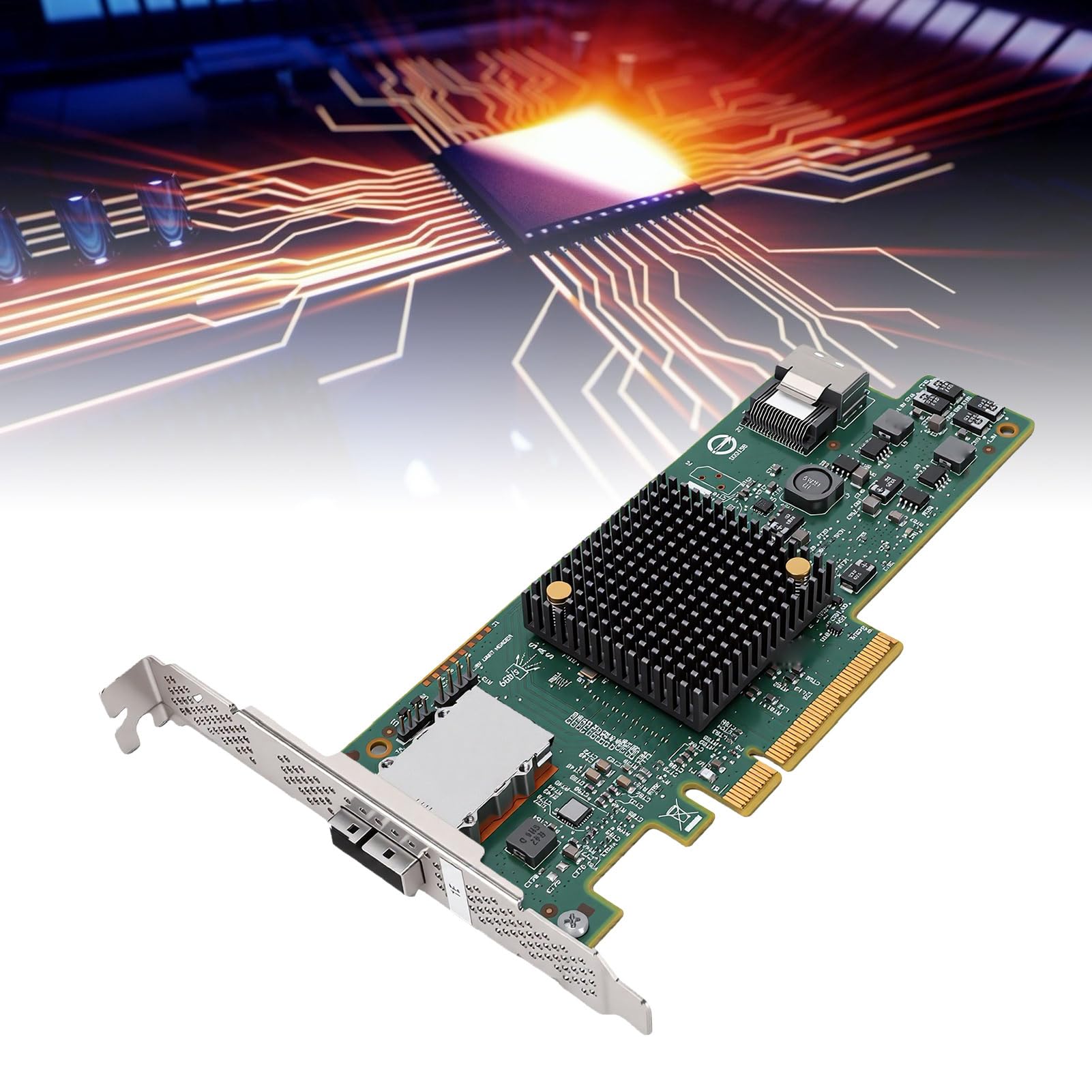 Annadue Scheda Controller HBA PCIe da 6 Gb/s, Espansione SAS SATA a 8 Porte