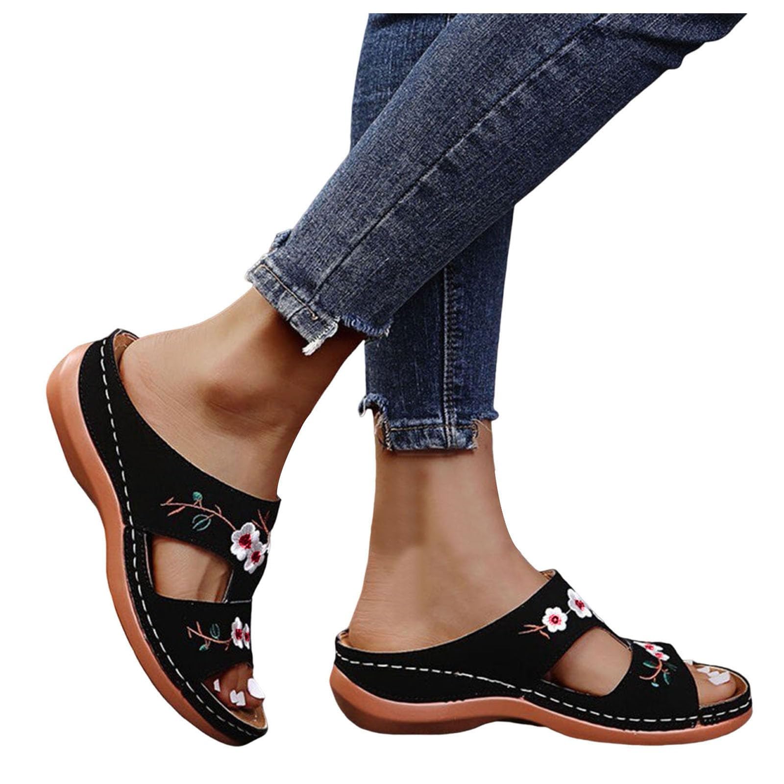 Sandales Compensées JOMIX Femme - Boucle Réglable, Semelle Anatomique - Fabriqué En Italie, Confort Maximal - 13