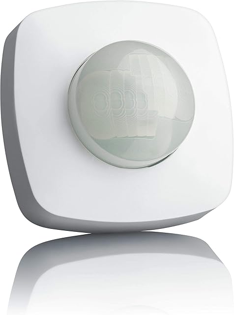 SEBSON PIR Sensor Outdoor IP65, Surface Ceiling mounted, LED light suitable, max. 20x4m / 360°, max. 2000/1000W, Infrared Motion Detector with 2 Sensores