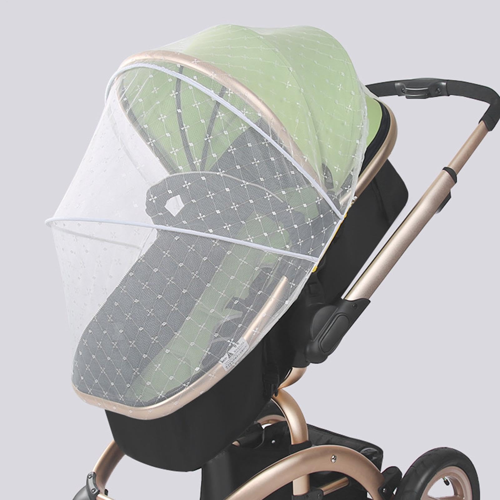 Kinderwagennetz, Stuhlnetz Protective Mesh tragbarer Krippe | Voller Deckwagenzelt, atmungsaktives -Kinderwagen -Netz für Outdoor -Reisen