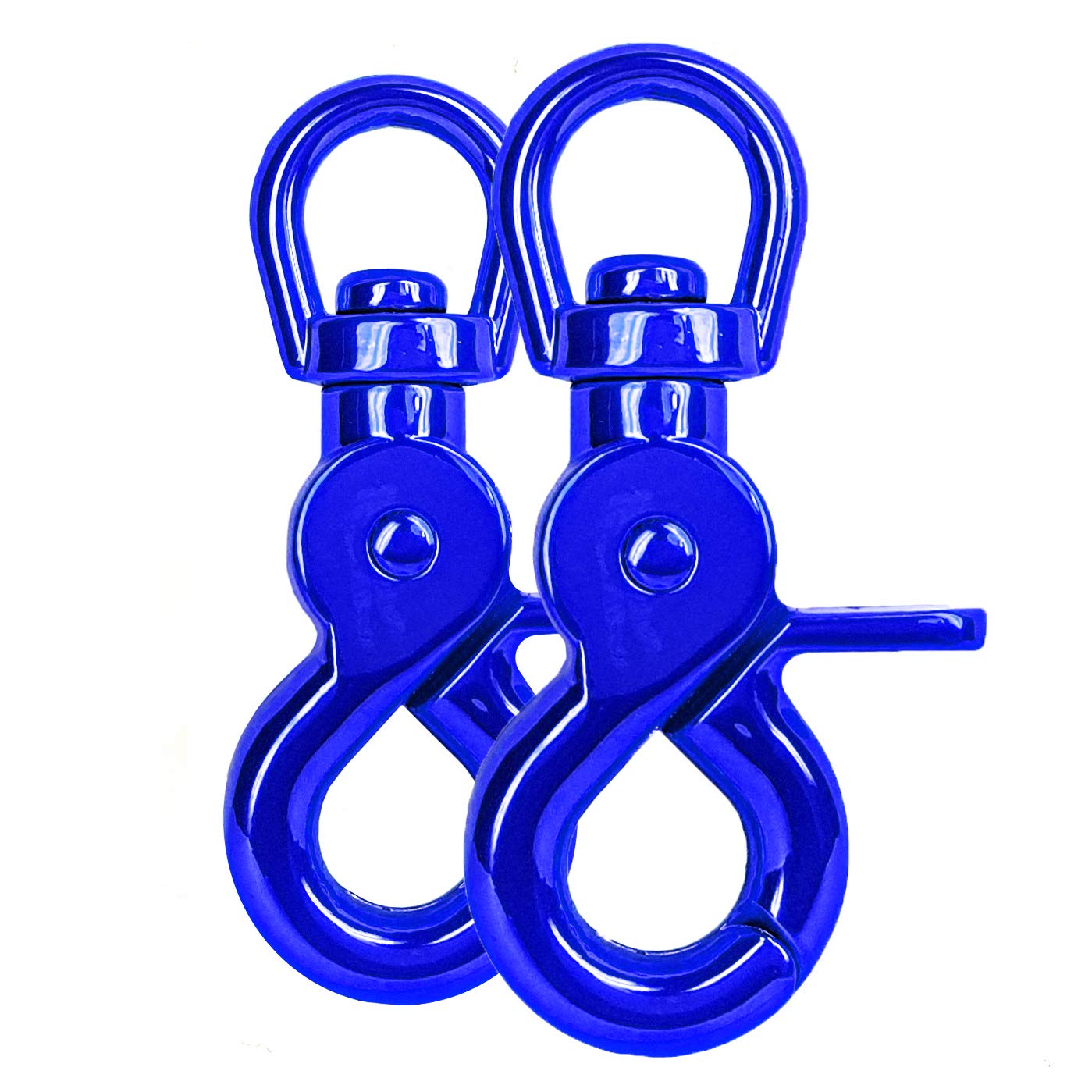 Karabinerhaken Mit Wirbel 2 Stück - 360° Drehgelenk Für Hundeleine