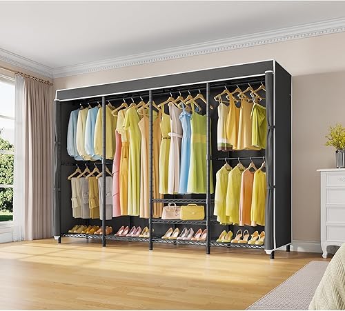 Miniatura 9 de VIPEK Solo funda para perchero V40 resistente al polvo con cremallera 77 pulgadas de largo x 169 pulgadas de ancho x 738 pulgadas de alto gris