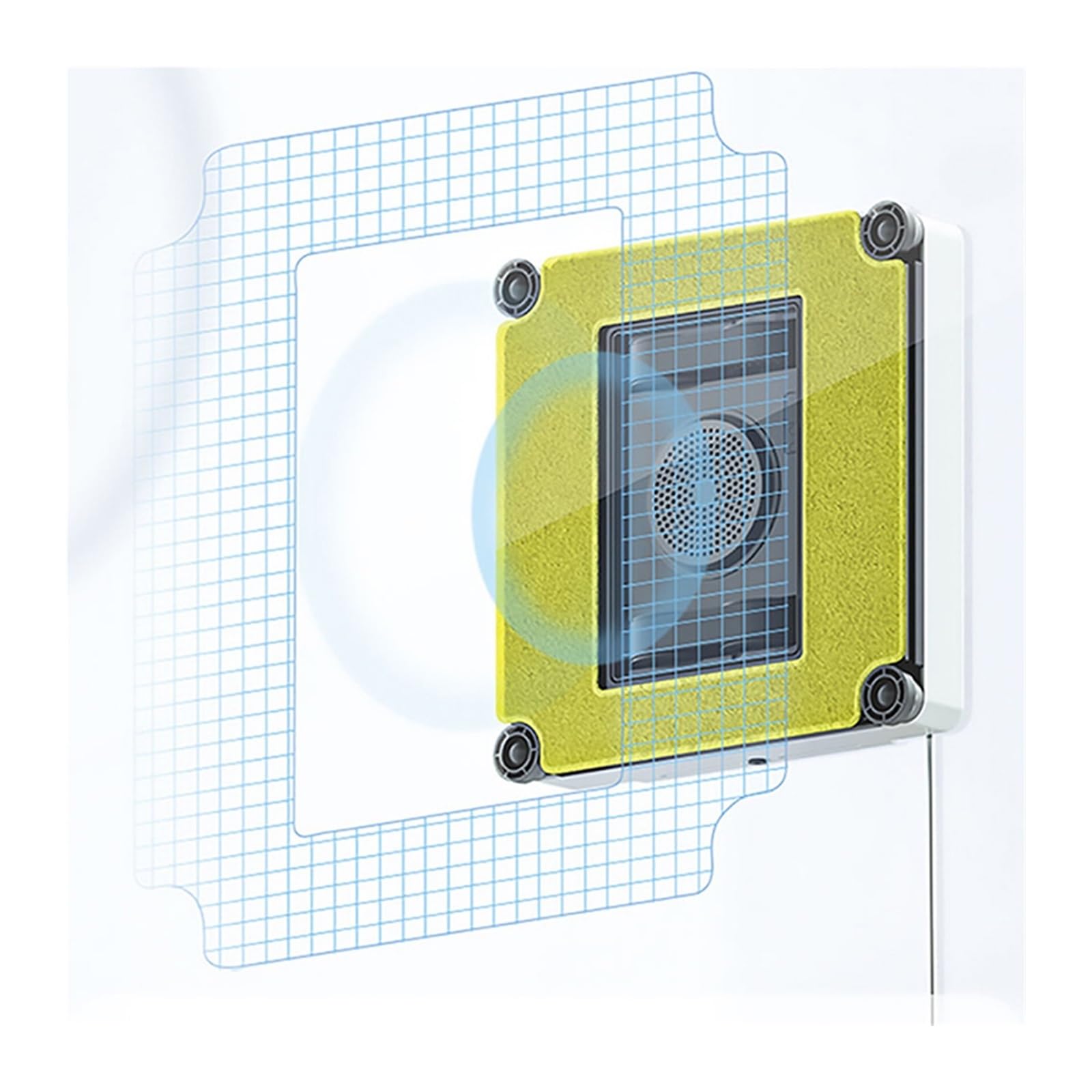 Panno for Scopa Robot 24,6x24,6 Cm, Compatibile Con Purerobo, W-S8S W-S3S W-S9S Lavavetri Robot Salviette Quadrate Pulite Parti Di Ricambio(Type B Mop 10 Pcs)
