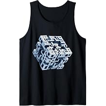 Science Geek Geometry Tesseract Tank Top