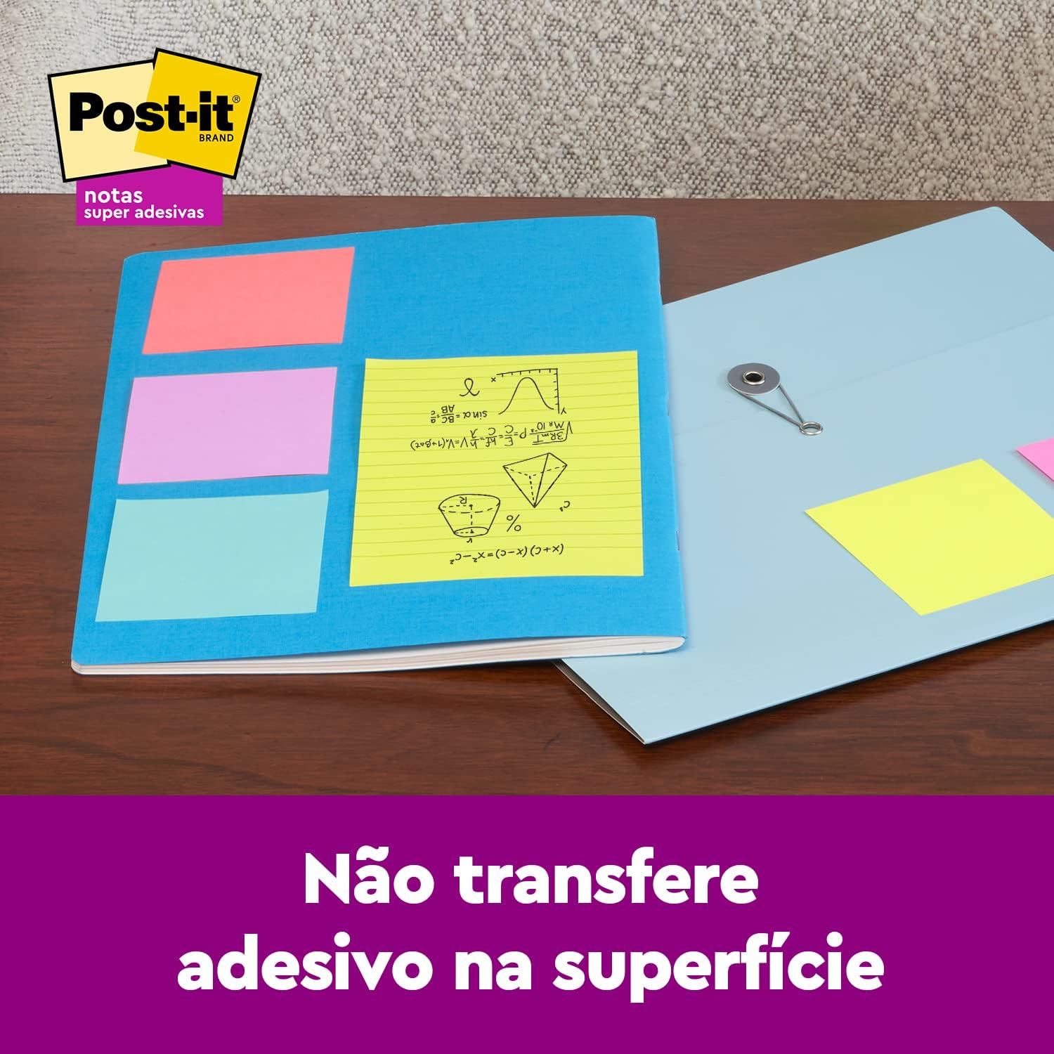 Post-it Super Sticky Notes, 4x6 in, 3 Pads, 2X The Sticking Power, Supernova Neons, Bright Colors, Recyclable, Pack of 12, 36 Pads Total