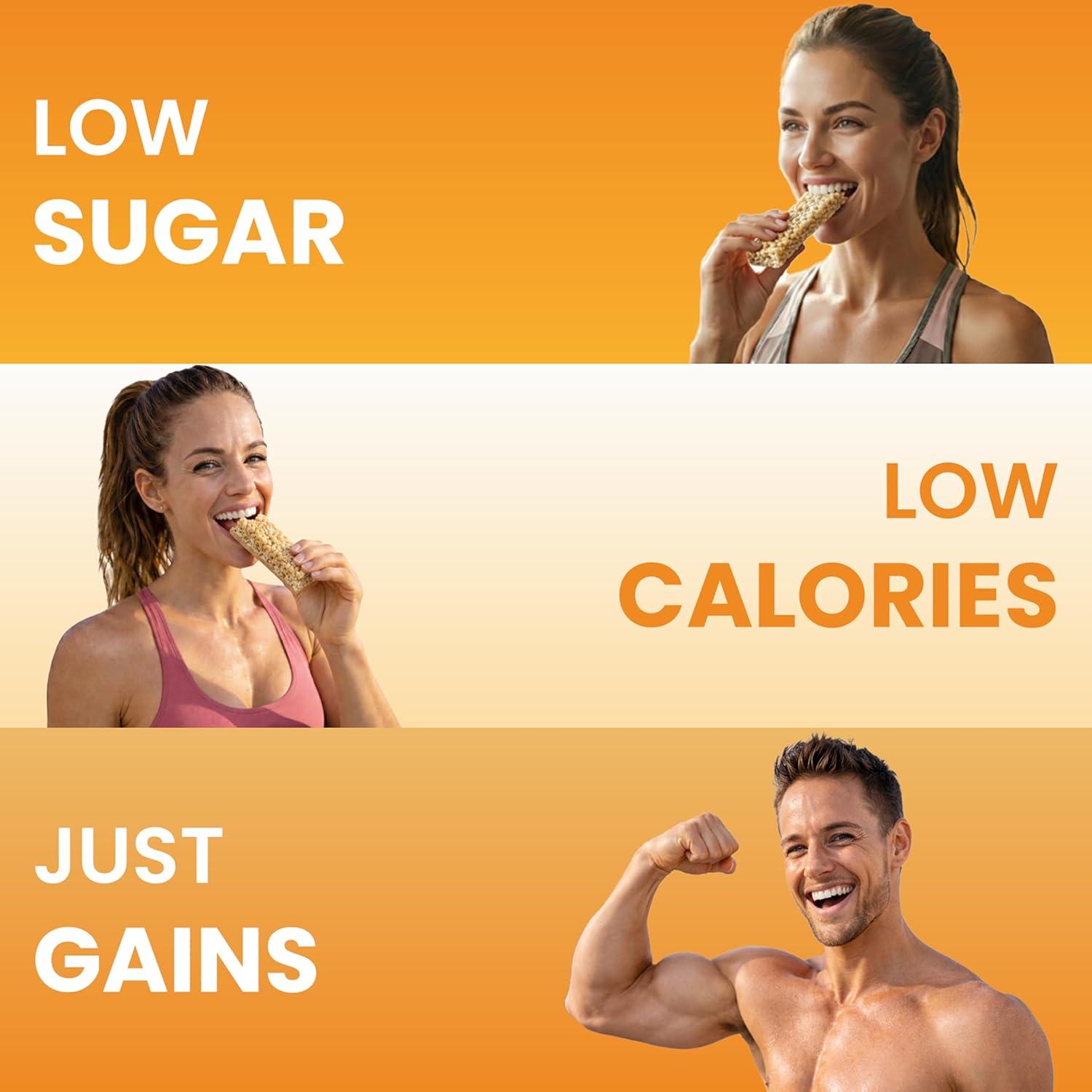 ProtiWise Fluffy Nutter Protein Bars | 15g Protein, 7g Fiber | Low Sugar, Low Carb | Gluten Free | Keto Friendly Hunger Control Meal Replacement Weight Loss Bar | Pack of 3 (7 Bars/Box)