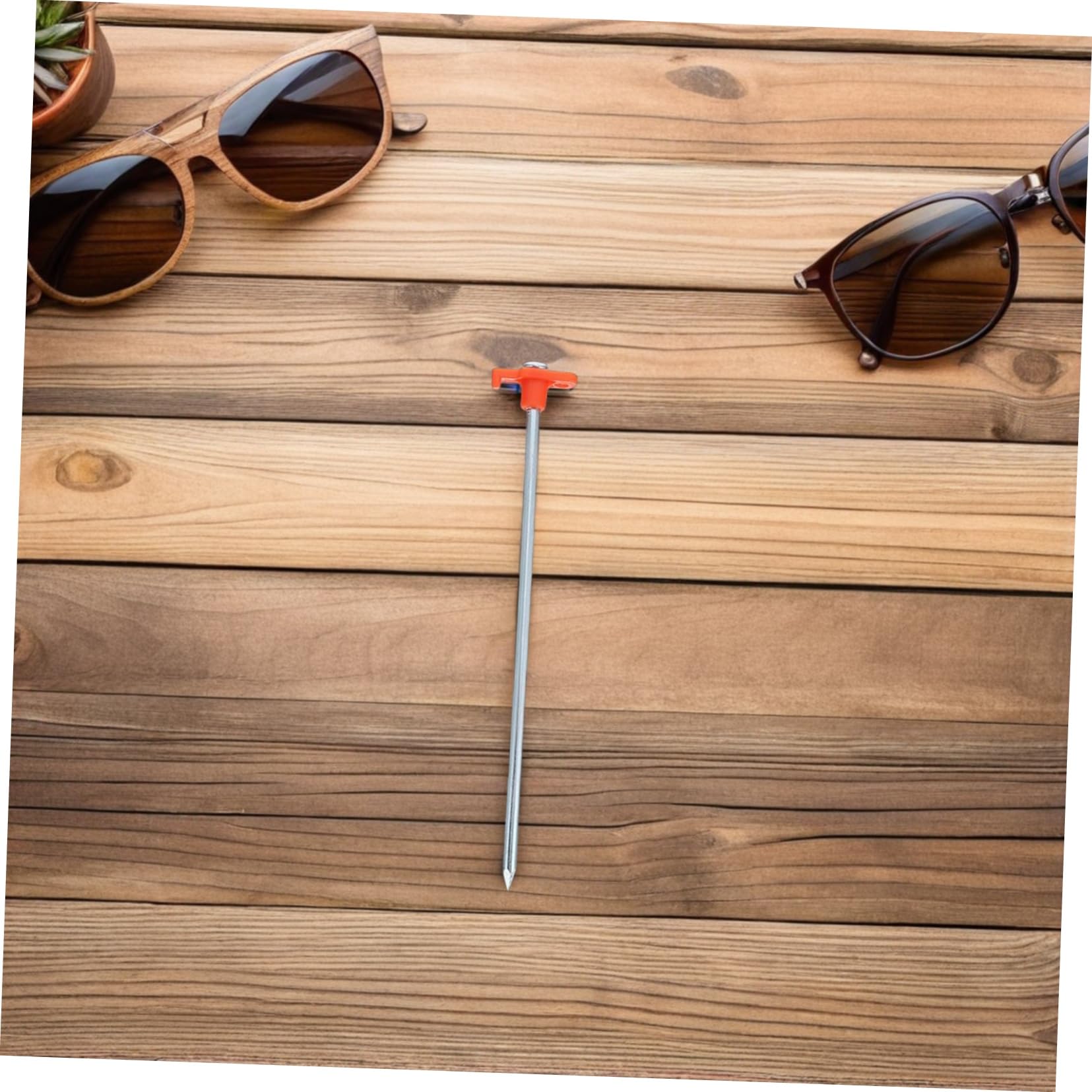 SUPVOX 12pièces Lot de Piquets De Tente Métalliques pour Camping Ancrages pour Sable Herbe Et Rochers Résistants Au Vent