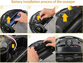 Micron Mi Mop Pro Stytj02ym / V2 Pro/ V3 Uyumlu 14.4v 3200 Mah Robot Süpürge Pili Sİyah Plastik Kutulu Pil Paketli