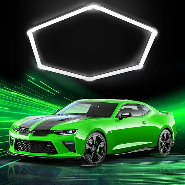 TODEHI LED Hexagon Beleuchtung - 6pcs Röhrenleuchten, 48W für Garage & Werkstatt