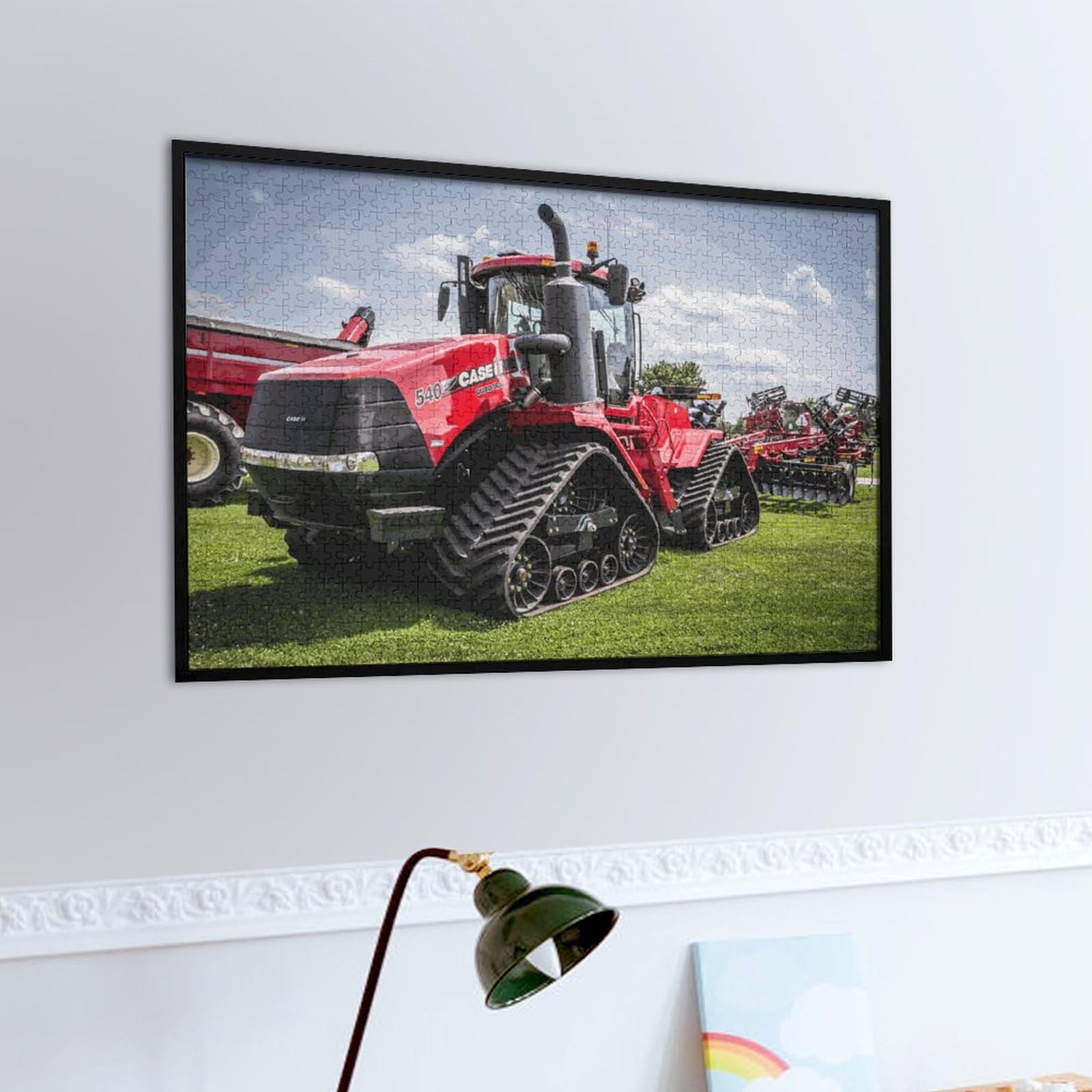 Traktor Holzpuzzle 1000 Teile, Knobelspiele Für Erwachsene, Teenager, Puzzles Unmögliche - Kinder Puzzle Zimmer Deko （75×50cm）