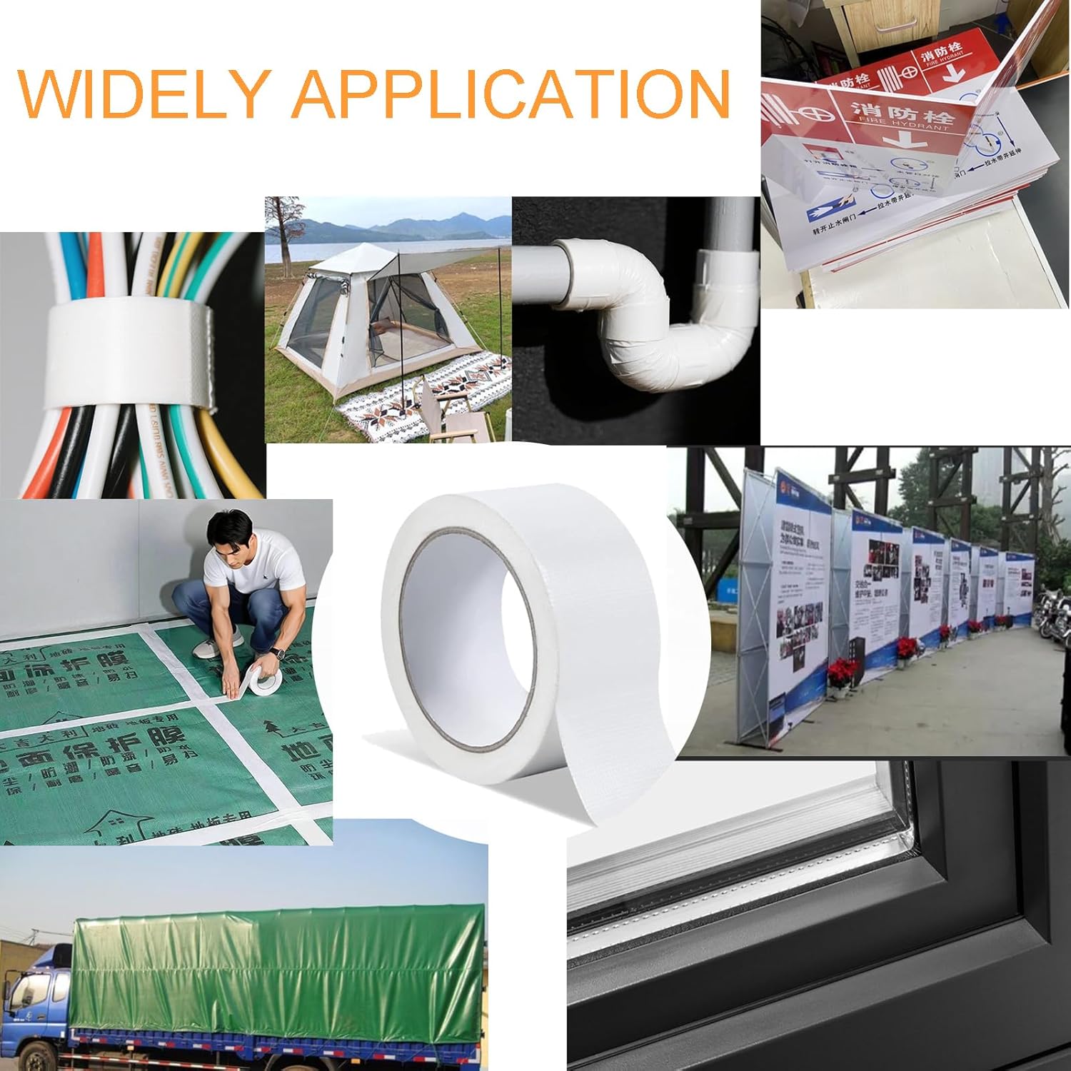 white window air conditioner sealing tape windproof and insulating sealing tape for window units leaves no residue, waterproof self-adhesive design effectively blocks cold drafts, dust, and rain.