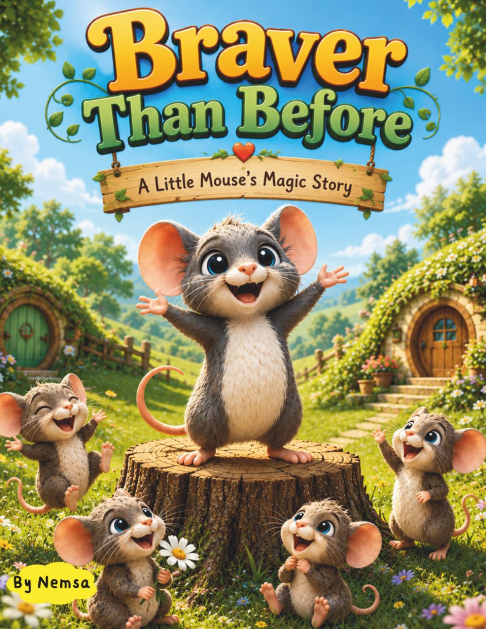 "Braver Than Before" ,: A Little Mouse’s Magic Story