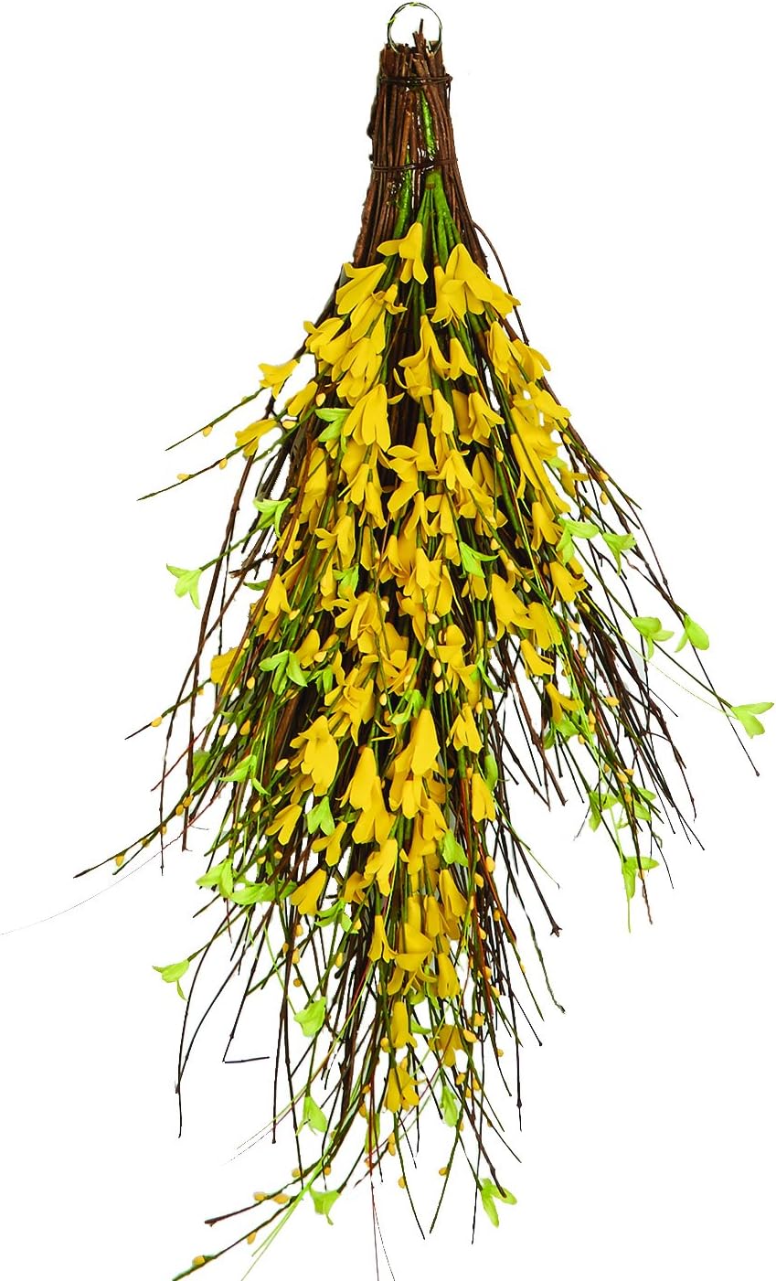 Worth Imports 26" FORSYTHIA TWIG Teardrop, Yellow