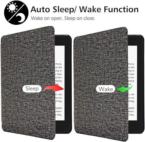 Miniatura 6 de CoBak Funda para Kindle Paperwhite funda inteligente de piel sintética con función de encendido automático para Kindle Paperwhite de 10 generación