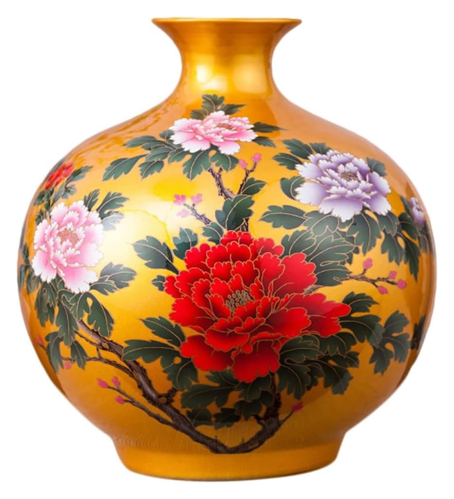 Vase Tabletop Ceramic Crafts Floor Standing Ceramic Vase Fashion Ornament,