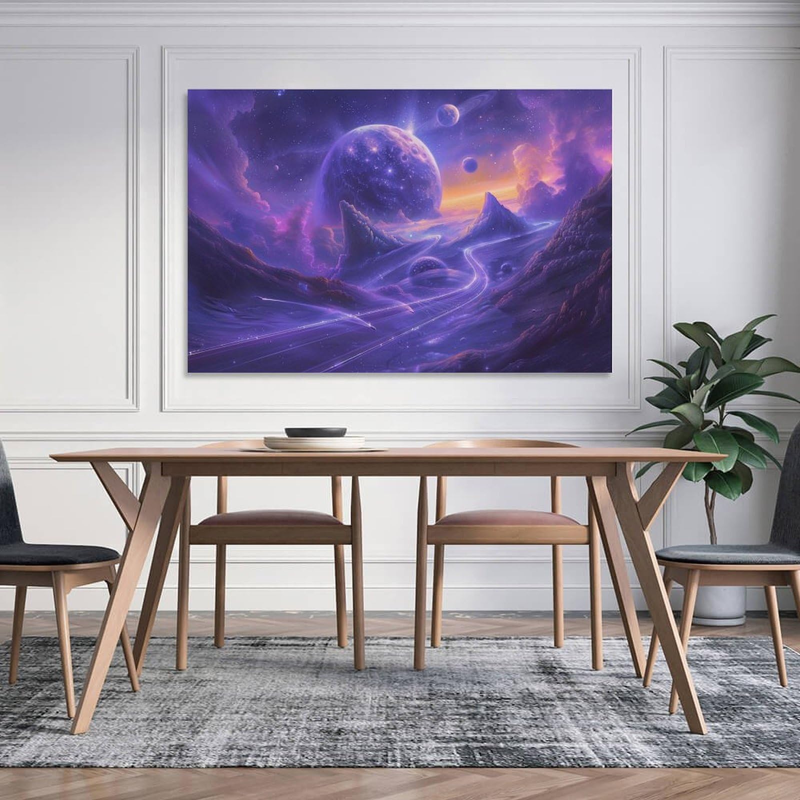 宇宙　絵　額縁あり Amazon.co.jp: 絵画 宇宙惑星アート絵画インテリア 絵画 太陽系宇宙