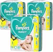 Amazon | 【ケース販売】 パンパース テープ S(4~8kg) さらさら