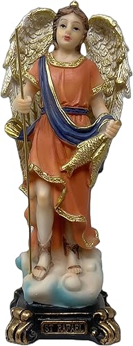 Miniatura 2 de Cannan Set De 7 Arcángeles 9" Resina Multicolor Figuras Religiosas Siete Arcángeles Set