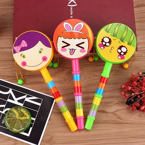 Miniatura 5 de TOYANDONA 24 piezas de sonajero de dibujos animados para niños, sonajero para niños, juguete para bebés, vibrador de mano para bebés, sonajero