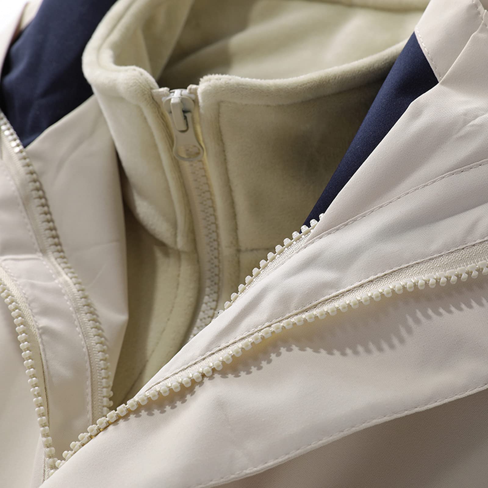 Chaqueta de lluvia para hombre, impermeable, cortavientos, compacta, plegable, ligera, chaqueta de ocio, cortavientos resistente, ideal para ciclismo y senderismo, Blanco, L