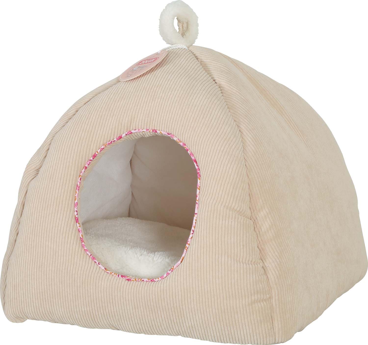 Igloo pour Chats en Velours côtelé Bloom