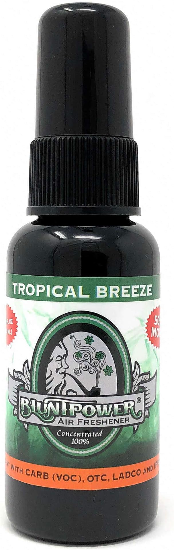 BluntPower (Tropical Breeze Green, 1 Pack) Concentrated Air