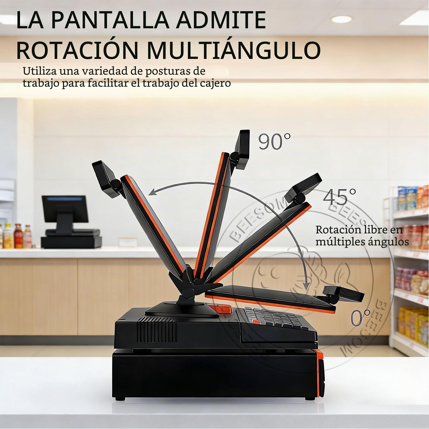 Cajas Registradoras Comercio,Tpv Comercio Completo,15,6" Touch Screen + 58mm Impresora Térmica + Cajón Automático,Gestión Inventario + Pago Múltiple,Dueños Tiendas/Comerciantes Single
