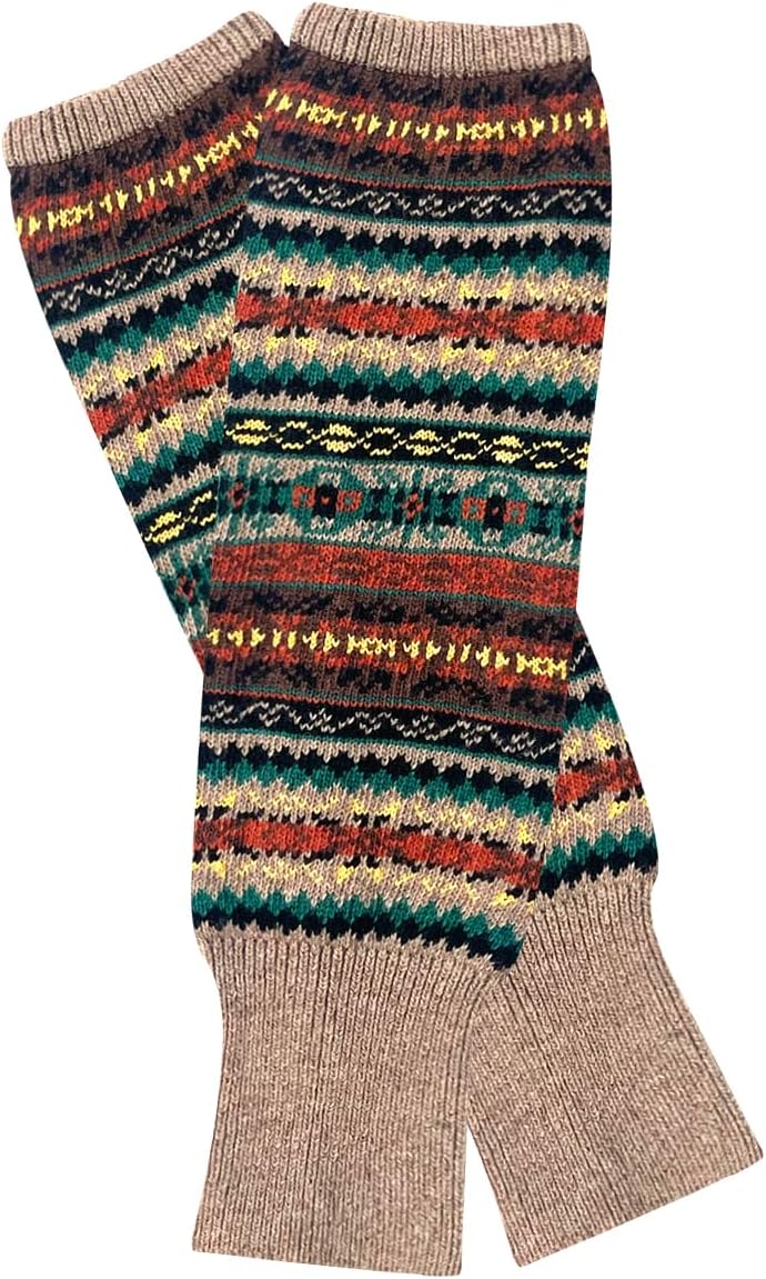 allydrew Women's Bohemian Warm Long Leg Warmers Knee High Socks