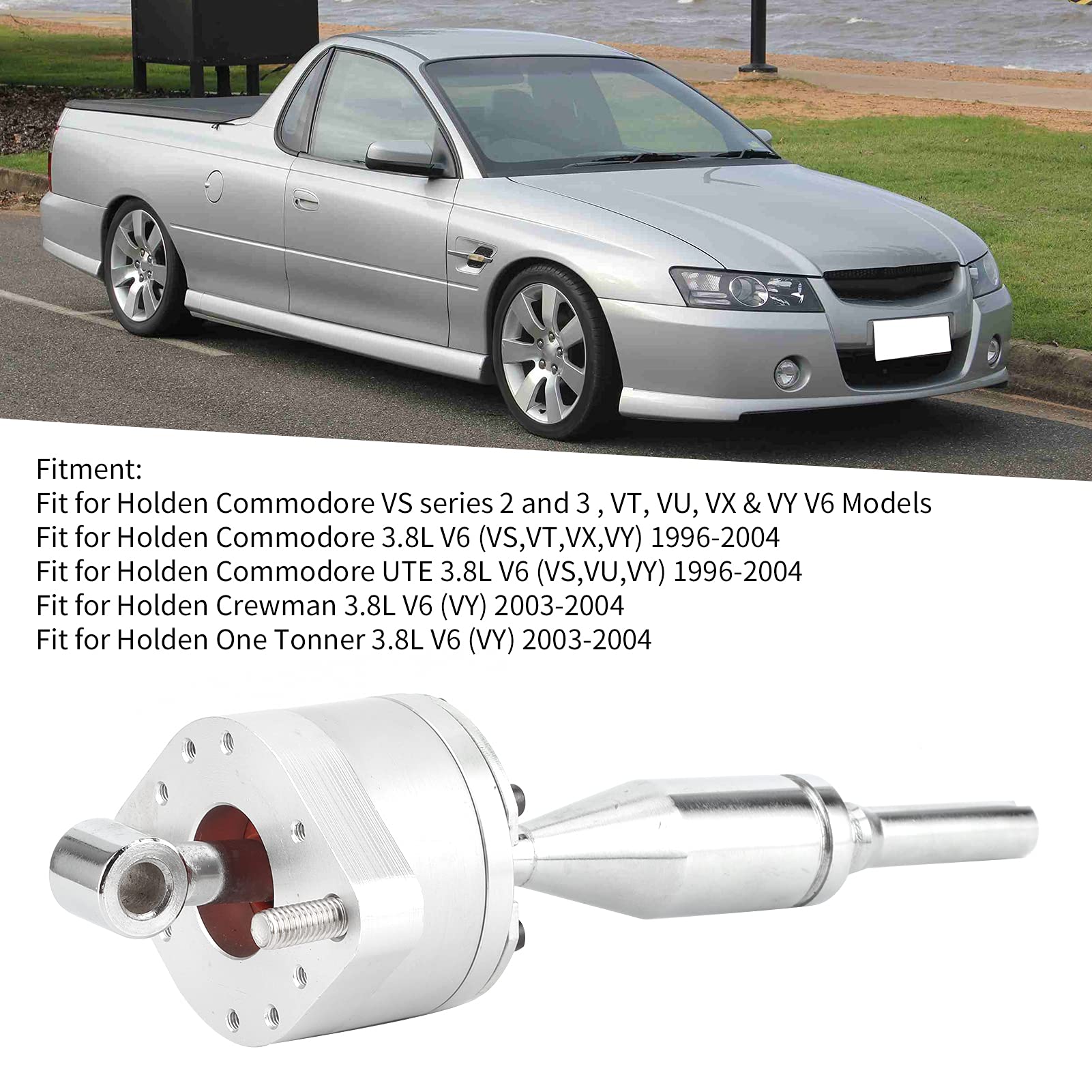 Short Throw Shifter Quick Shifting Response 5-biegowa aluminiowa chromowana pasuje do modeli Holden Commodore VS VT VX VY V6