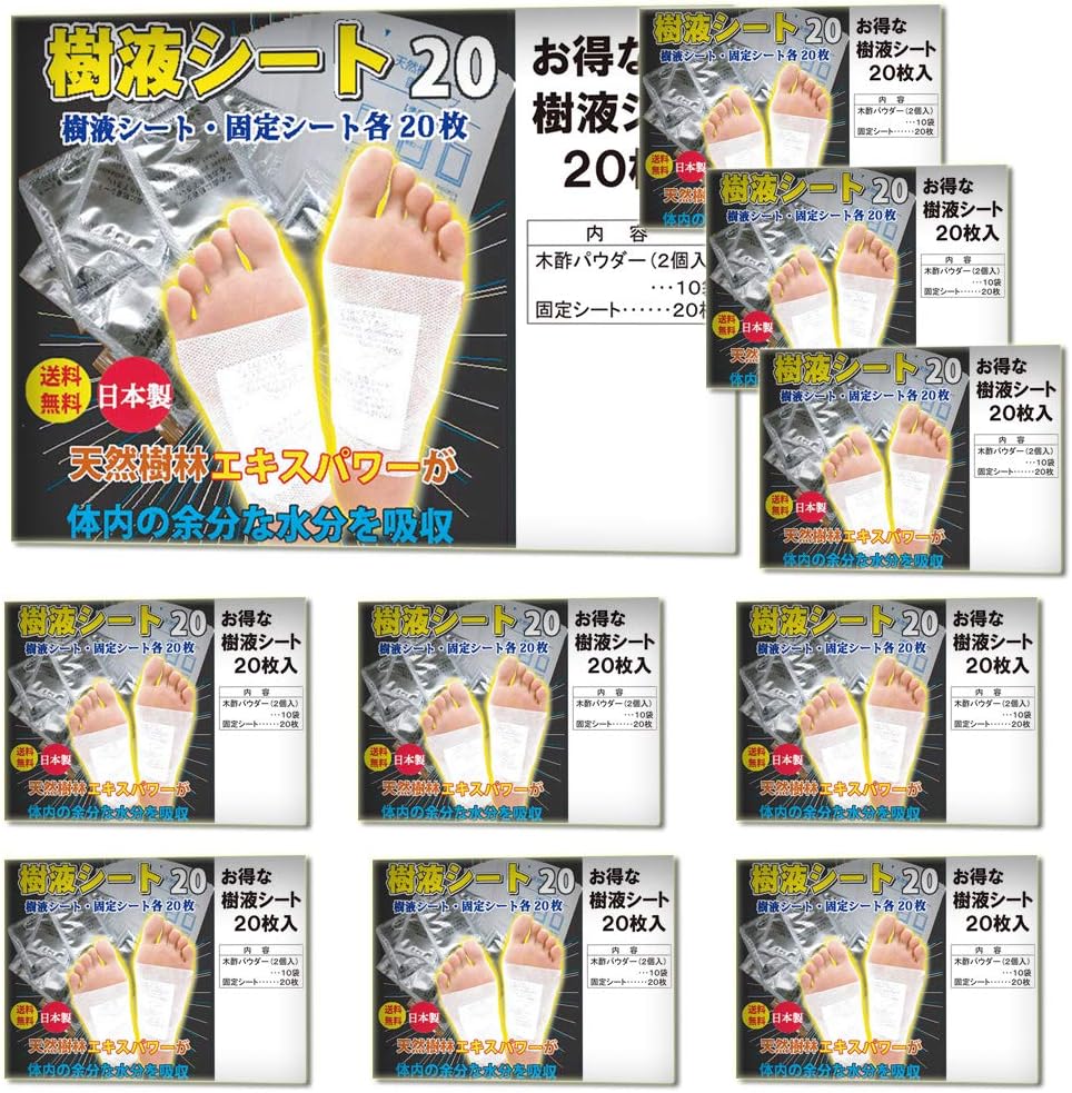 Amazon Co Jp 足リラックスシート ｍ ｓジャパン 日本製 足裏樹液シート 足裏 シート お徳用 健康 グッズ 足ツボ ドラッグストア