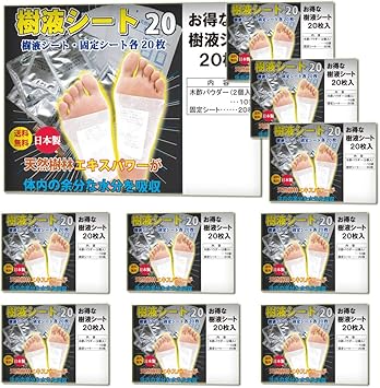 Amazon Co Jp 足リラックスシート ｍ ｓジャパン 日本製 足裏樹液シート 足裏 シート お徳用 健康 グッズ 足ツボ ドラッグストア