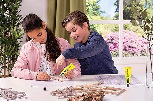 Miniatura 7 de UHU Tubo de pegamento transparente adhesivo multiusos de 11fl oz