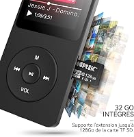 AGPTEK MP3 Lejátszó 32GB Bluetooth 5.3 Veszteségmentes HiFi Hangzással, 70 Órás Akkumulátor, Beépített Hangszóró, FM Rádió és Hangrögzítés 5