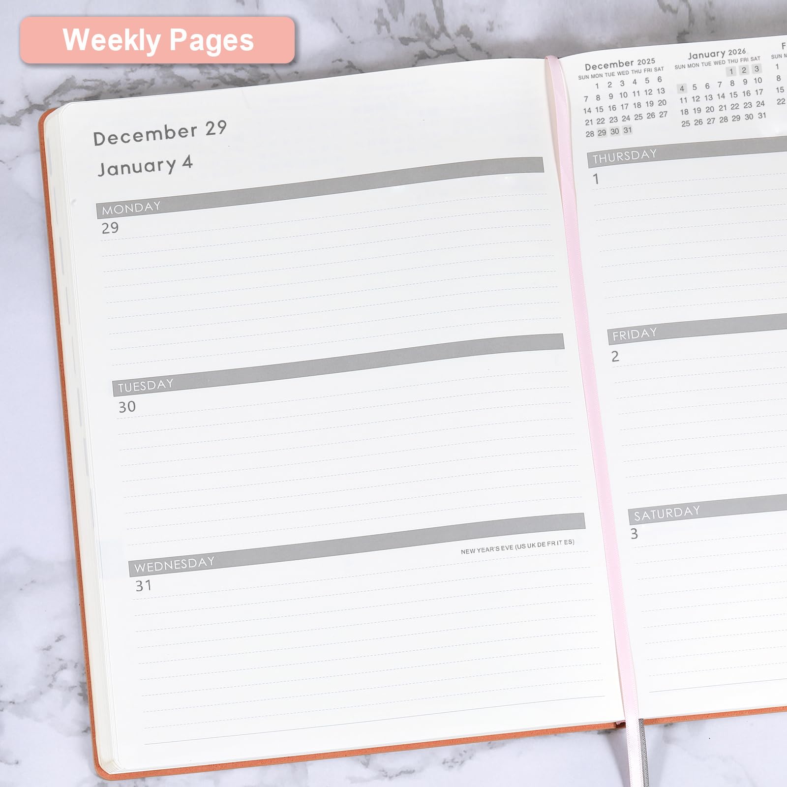 Snapklik.com : 2026 Planner - Jan 2026 - Dec 2026, 2026 Planner Weekly ...