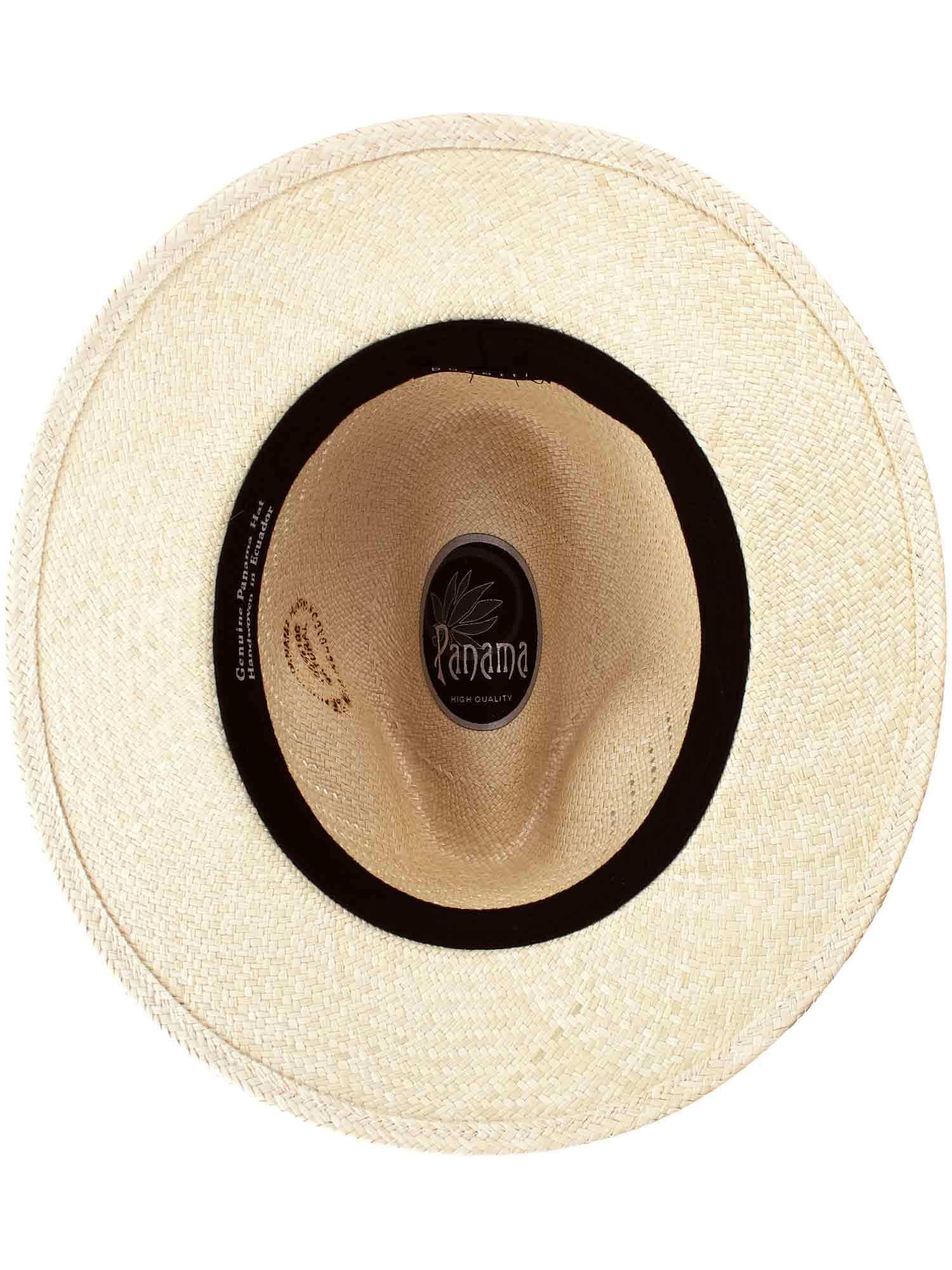 bugatti cappello Panama originale da uomo - cappello da sole con fascia in pelle - disponibile nelle misure 57, 59 e 61
