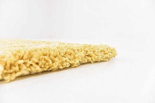 Miniatura 15 de Unique Loom Rabat Shag Collection - Alfombra moderna tribal de inspiración marroquí de felpa y diseño geométrico suave (8 pies x 8 pies, cuadrada,