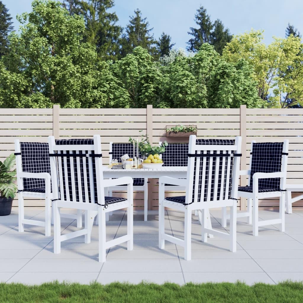Coussin de chaise de jardin pour terrasse et repas en salle à manger x6