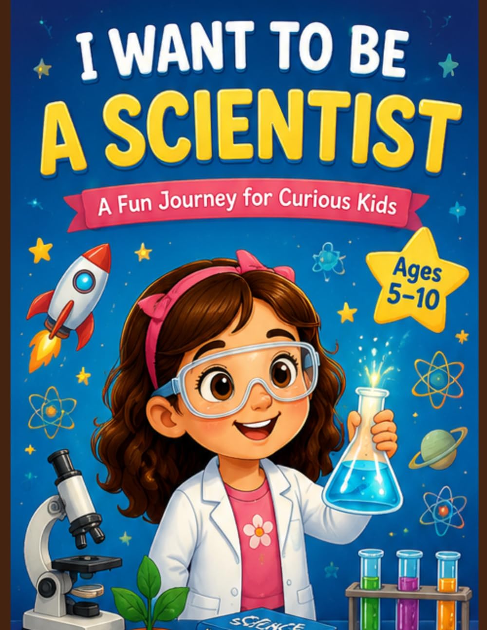 I WANT TO BE A SCIENTIST: A Fun Journey for Curious Kids - A STEM Storybook About Curiosity, Experiments, and Big Dreams for Ages 5–10.