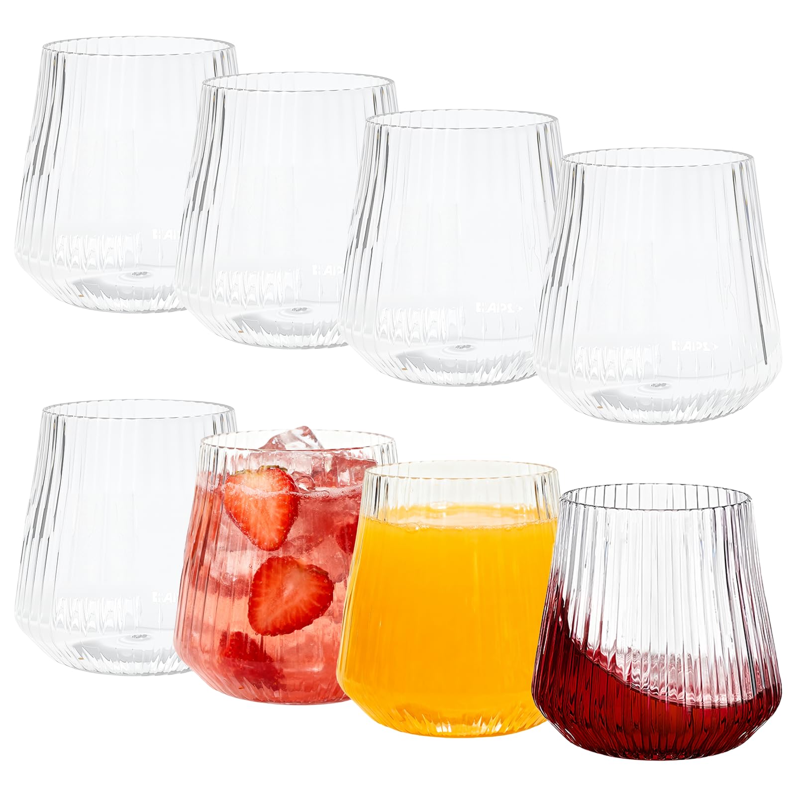 Bicchiere da vino in plastica