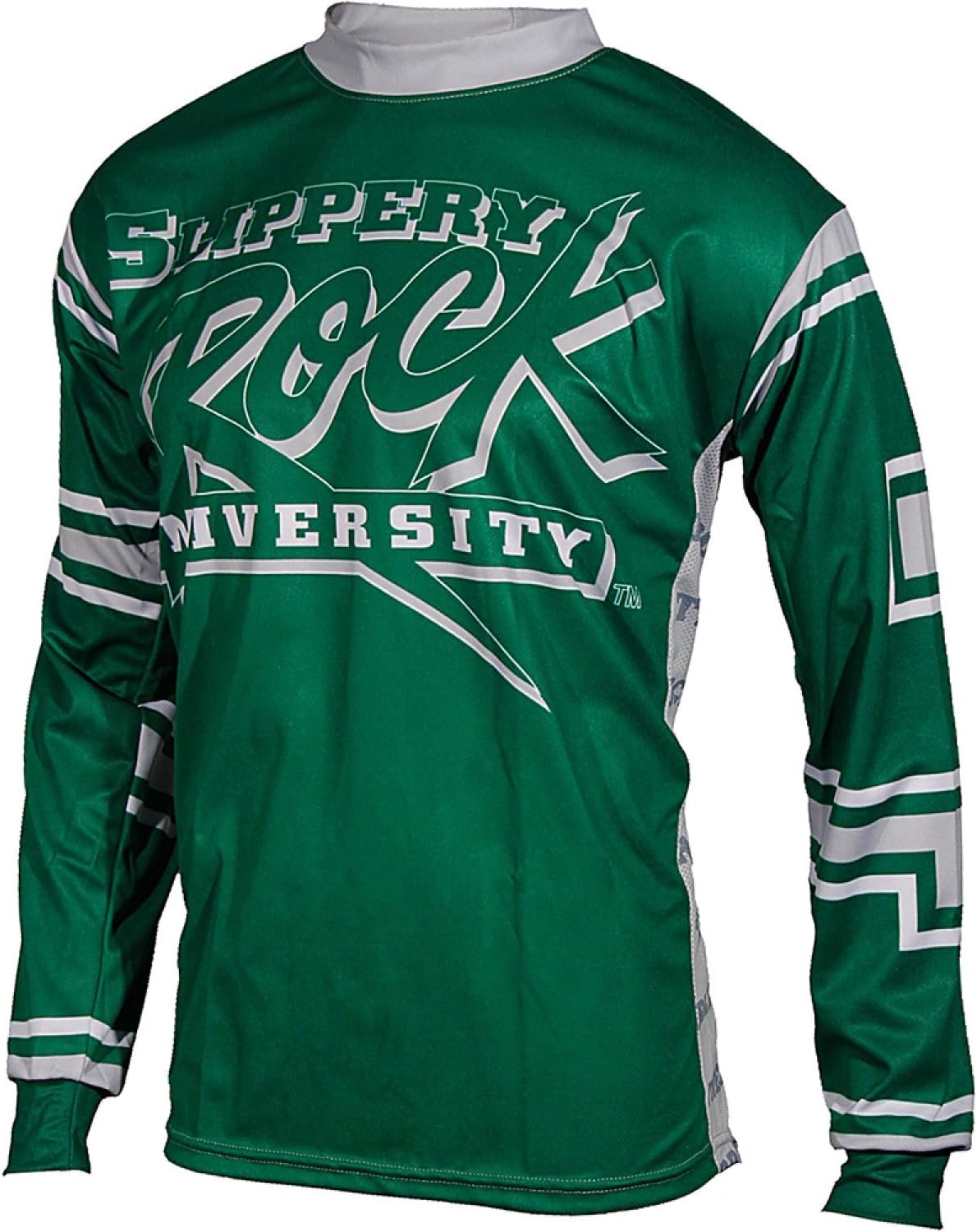NCAA Slippery Rock Mountain Men's Bike Jersey, White