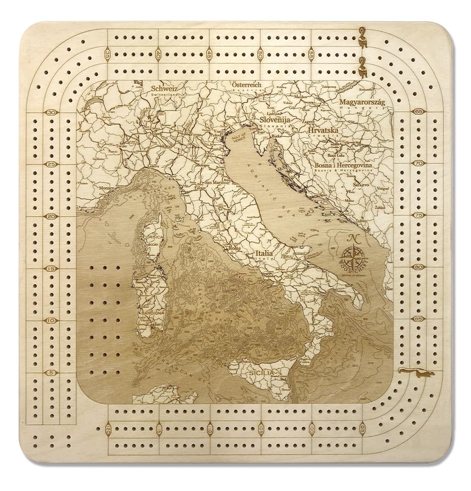 Italy Cribbage Board